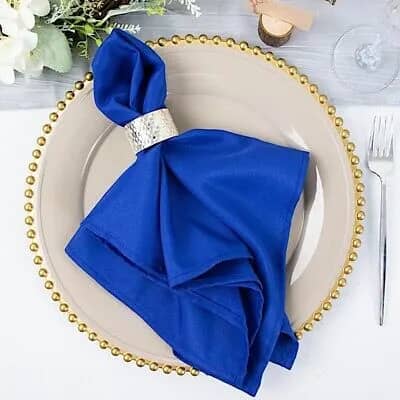 Polyester Napkin 20"x20" - Royal Blue – photo 2 in Nepean