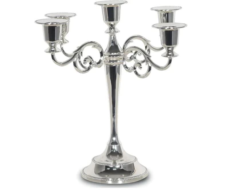 Silver Candelabra for rent in Delaware-County