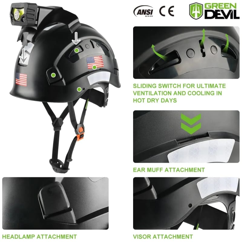 Safety Hard Hat With Rechargeable Headlamp – photo 2 in Kanata
