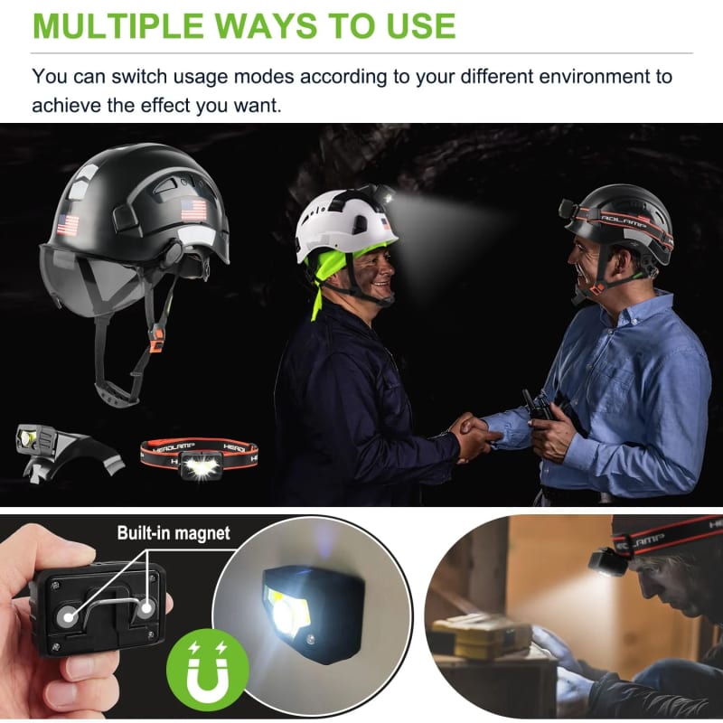 Safety Hard Hat With Rechargeable Headlamp – photo 3 in Kanata
