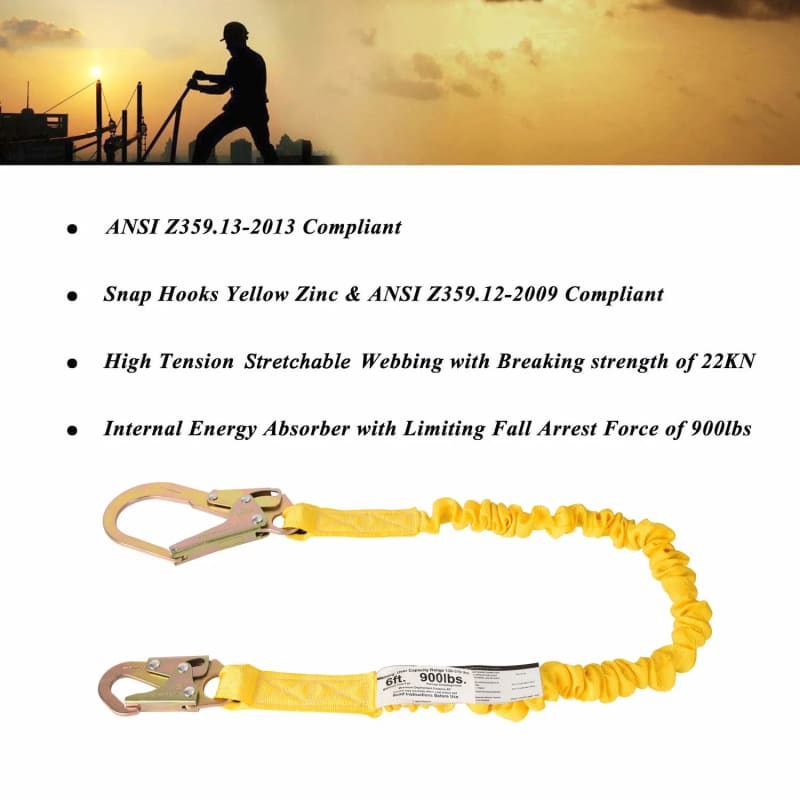 6-foot Fall Protection Safety Lanyard – photo 3 in Kanata