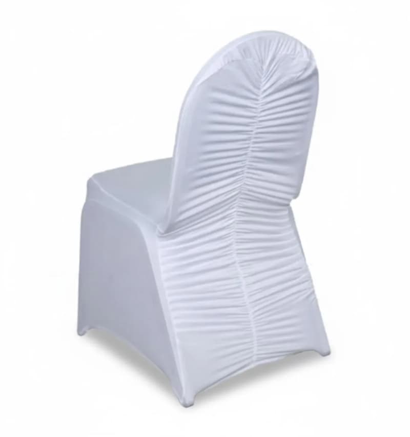 White Spandex Chair Cover - Milan for rent in Arnprior