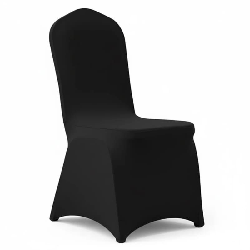 Black Universal Spandex Flat Back Chair Cover – photo 5 in Arnprior