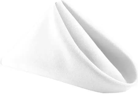 White Polyester Napkin 20 x 20 for rent in Arnprior