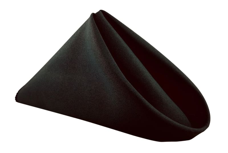 Black Polyester Napkin 20 x 20 for rent in Arnprior