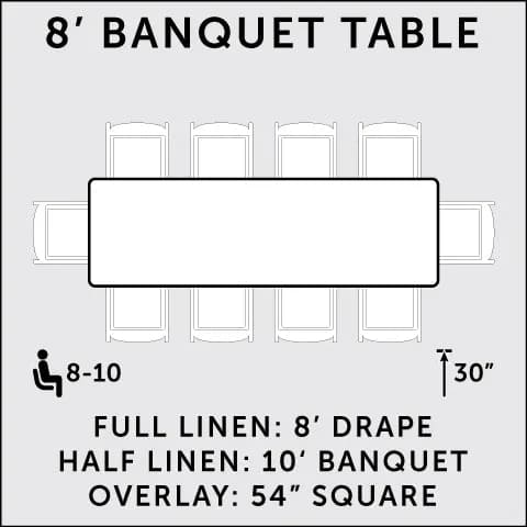 8ft Rectangle Folding Table Rental in Stone-Mountain – photo 2 in Stone-Mountain
