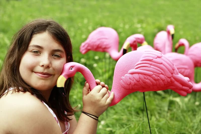Lawn Ornament Pink Flamingo – photo 4 in Orléans