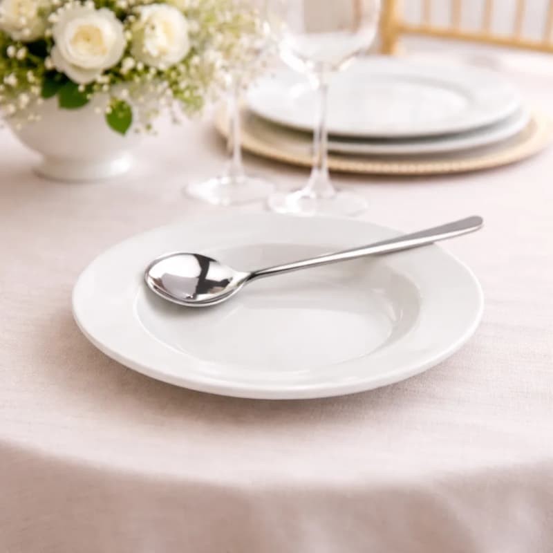 Sabina Soup Bowl /Dessert Plate - 8" ( Select By Dozen Only) for rent in Kanata