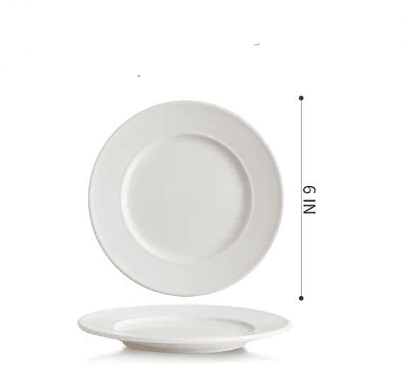 Sabina Bread Plates - 6" Bread / Dessert ( Select By Dozen) – photo 3 in Kanata