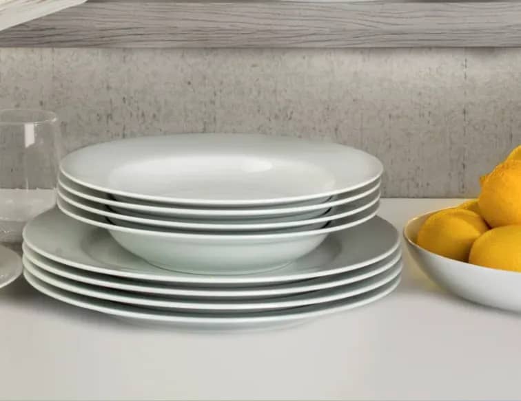 Sabina Soup Bowl /Dessert Plate - 8" ( Select By Dozen Only) – photo 2 in Kanata