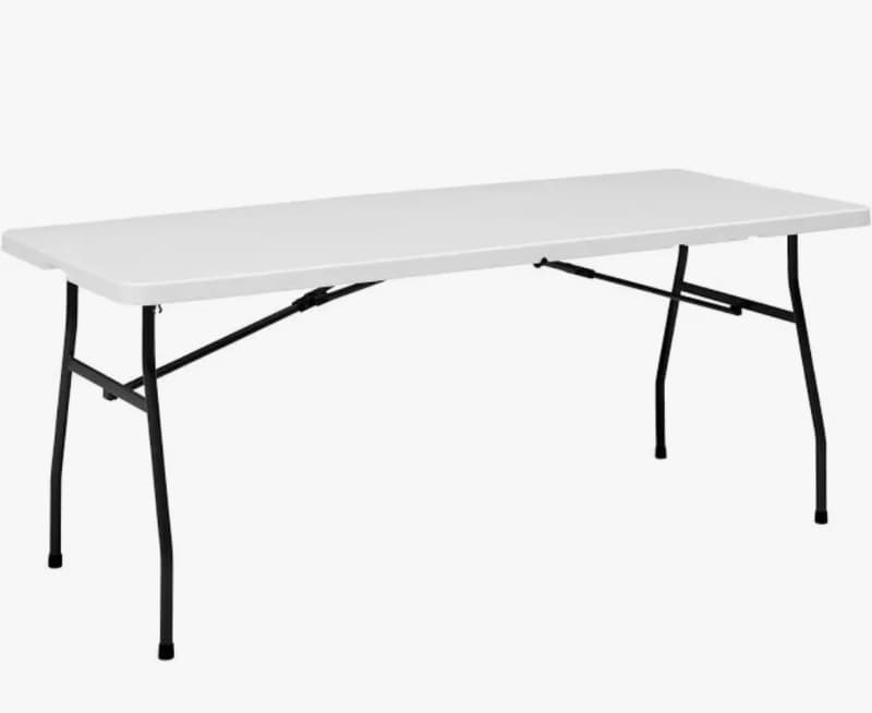 6 Ft White Folding Table Rental in Soso for rent in Soso