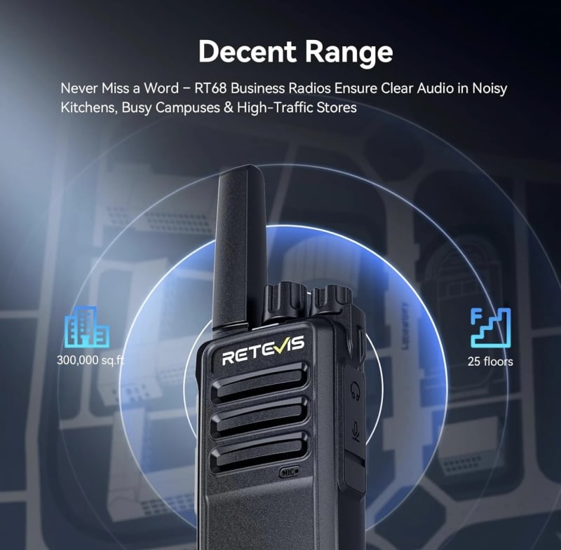 10 Retevis RT68 Walkie Talkies Radio – photo 3 in Kanata