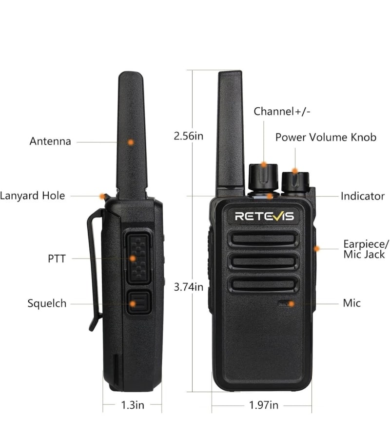 10 Retevis RT68 Walkie Talkies Radio – photo 10 in Kanata