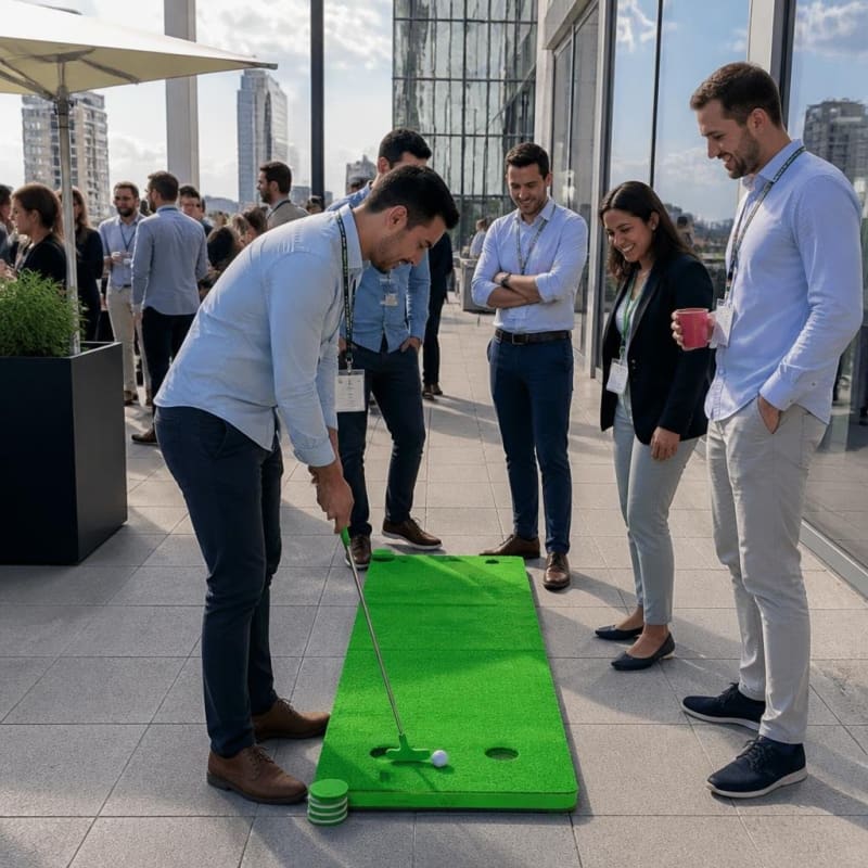 Battle Putt Golf Putting Green Game Party-Event 1/2
