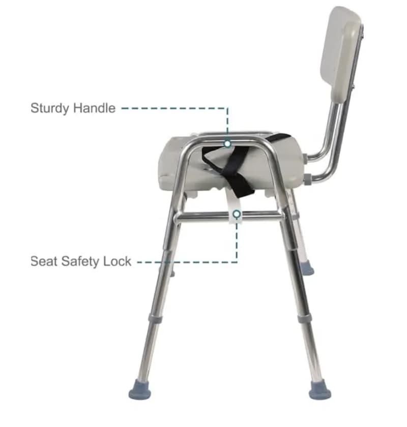 Heavy-Duty Sliding Transfer Bench Shower Chair – photo 4 in Kemptville