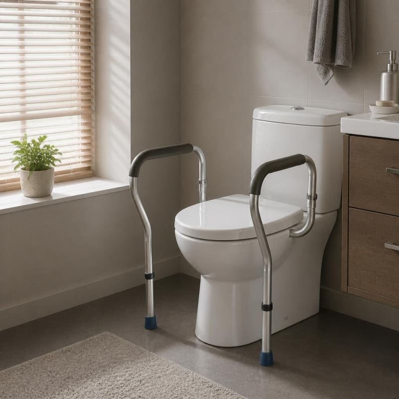 Adjustable Toilet Safety Rail Support Frame Medical-Accessories 6/6