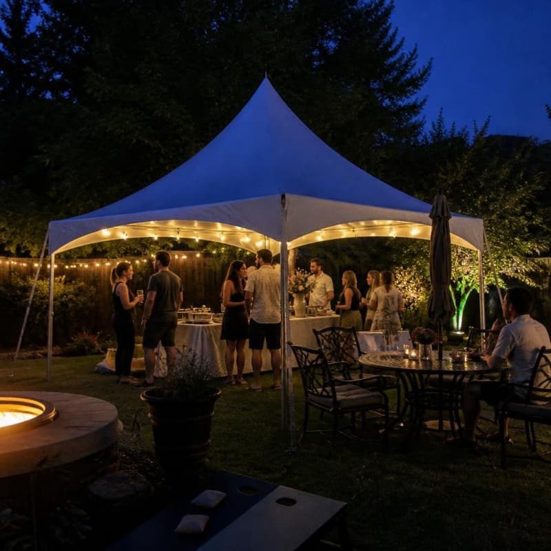Frame Tent -15' x 15' High Peak Marquee Party-Event 2/3