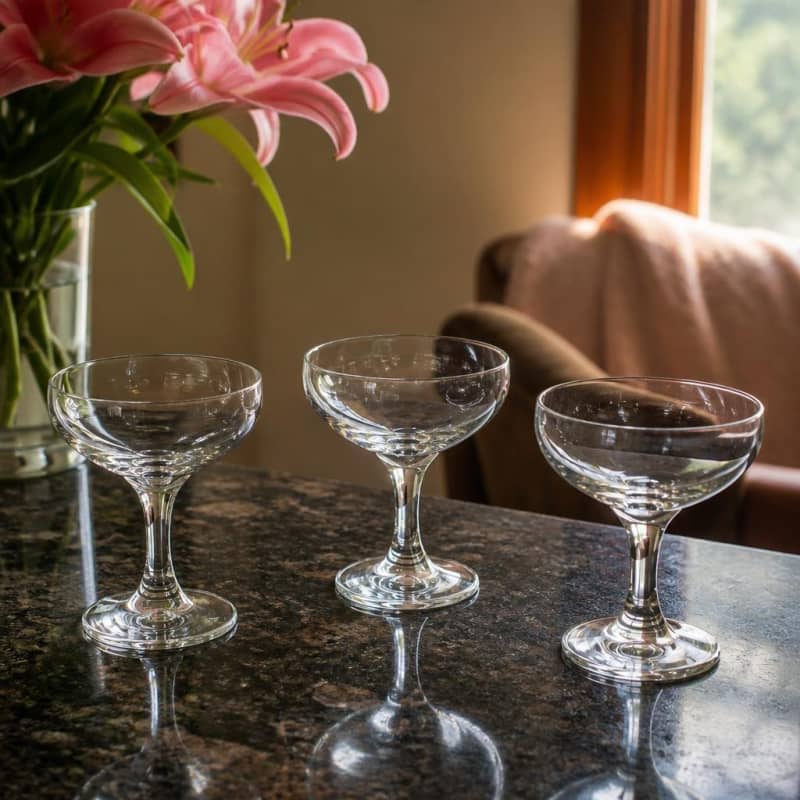 Champagne Saucer ( Select by Dozen ) Party-Event 1/2