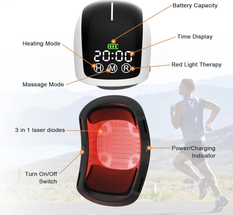 Heated Infrared Vibration Knee Massager – photo 3 in Orléans