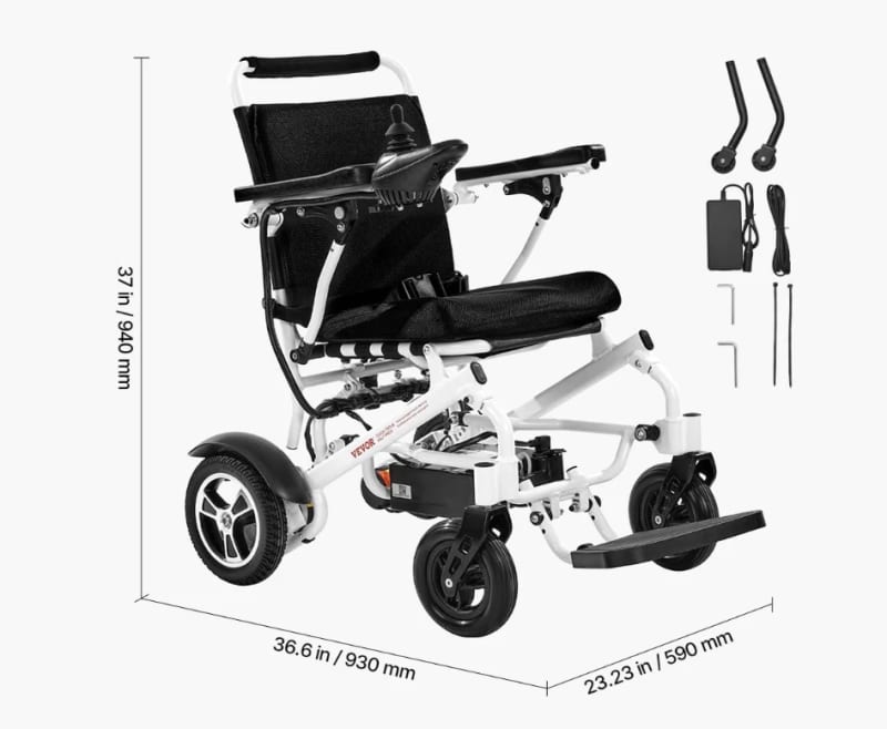 Foldable Electric Wheelchair 300 lb Capacity – photo 5 in Arnprior