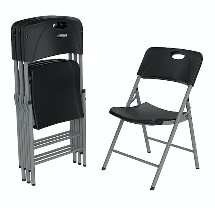 Lifetime Folding Chair - Black – photo 4 in Palm-Bay