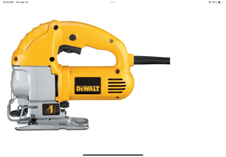 Dewalt 5.5 Amp Corded Jigsaw for rent in Georgetown