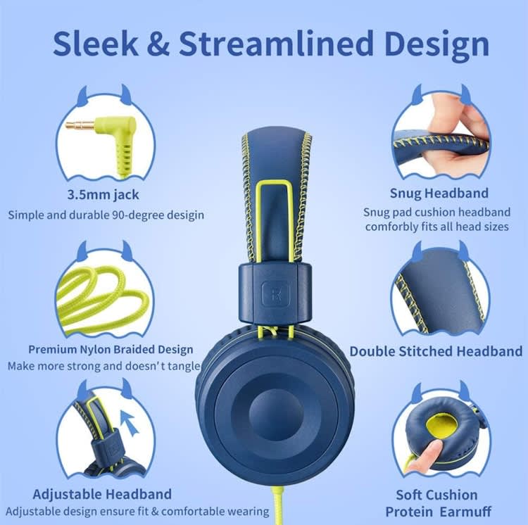 POWMEE M1 Wired Headphones for Kids – photo 4 in Broomall