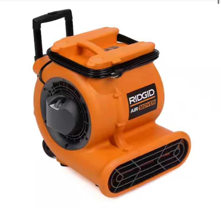 RIDGID 1625 CFM 3-Speed Portable Blower Fan Air Mover – photo 3 in Broomall
