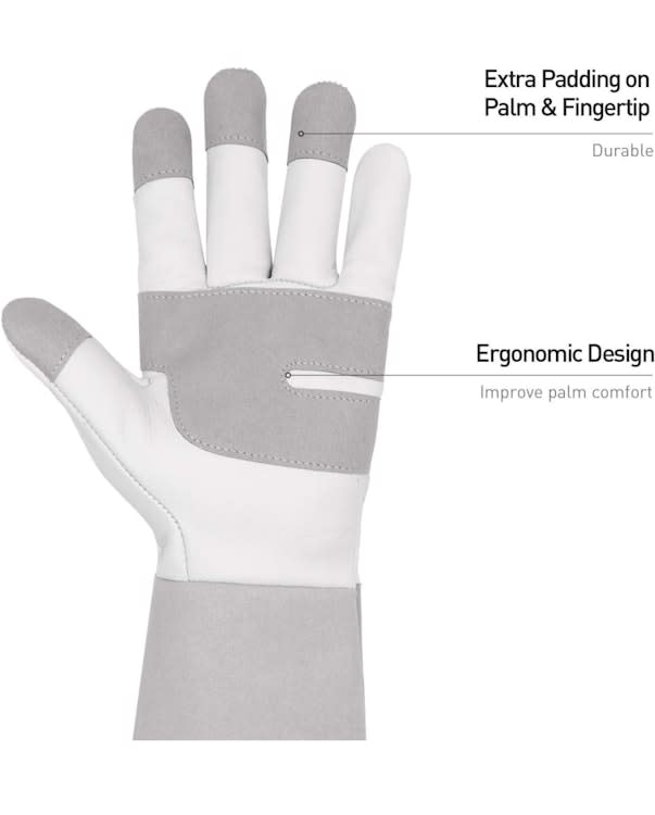 HANDLANDY Long Gardening Gloves for Men & Women – photo 3 in Broomall