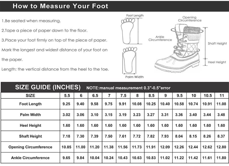 GLOBALWIN Women's Waterproof Winter/Snow Boots: Size 7.5 – photo 9 in Broomall