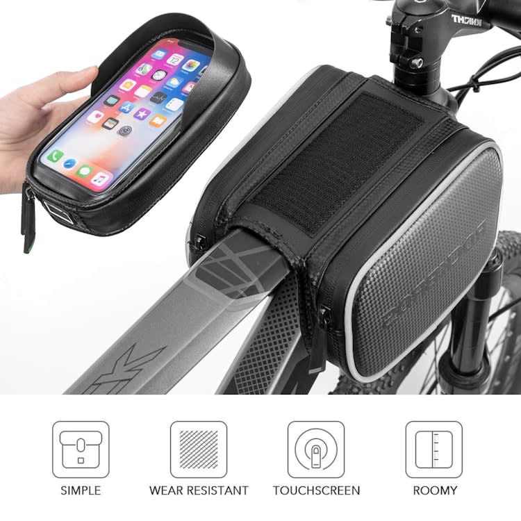 Bike Frame Bag Waterproof Bicycle Tube Mount Holder Pouch – photo 4 in Kanata