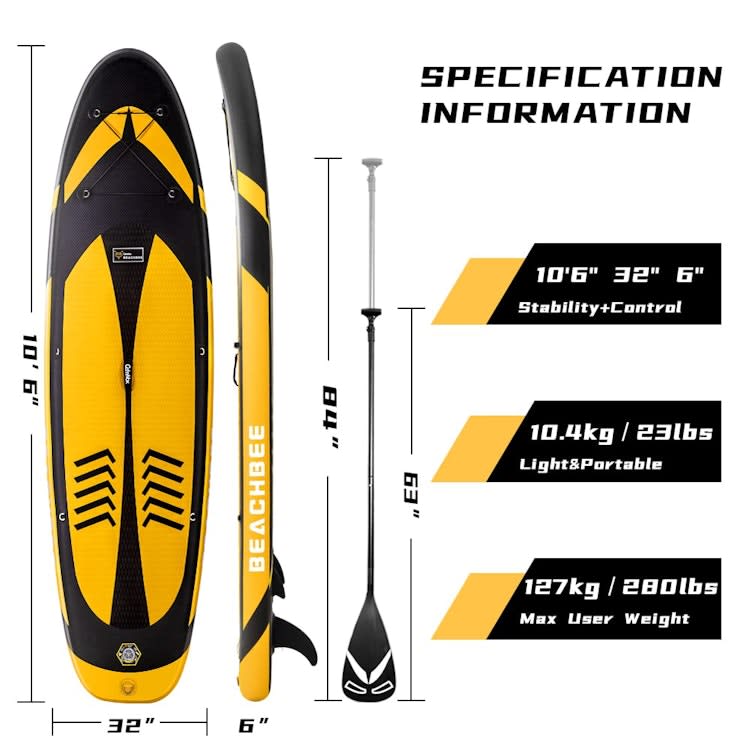 Inflatable Stand Up Paddle Board - 10'6"×32"×6" – photo 4 in Kanata