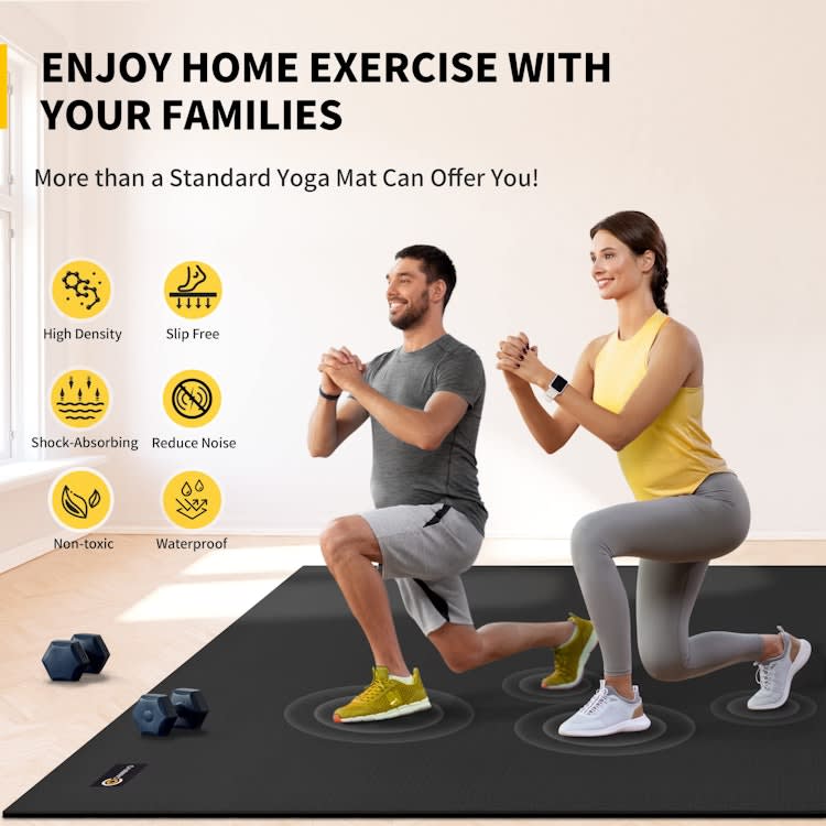 CAMBIVO Large Workout Mat (6' x 4' x 7mm) – photo 6 in Kanata