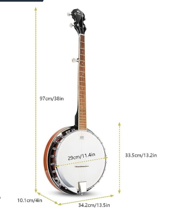 Vangoa 5 String Banjo, Remo Head – photo 6 in Kanata