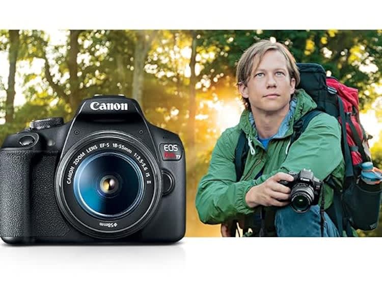 Canon EOS Rebel T7 EF-S DSLR Camera with 18-55mm Lens for rent in Ottawa