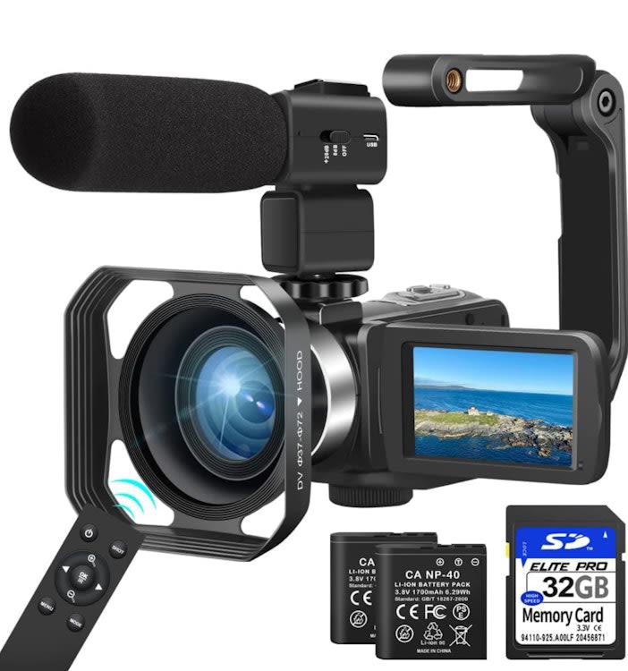 Camcorder Video Camera 4K 56MP Vlogging Camera – photo 2 in Ottawa