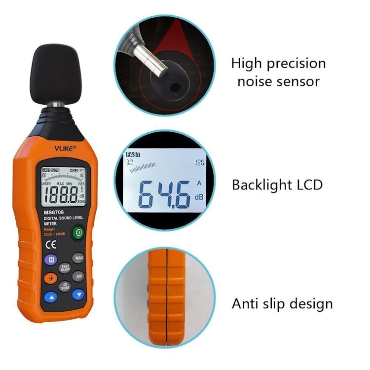 Decibel Meter, VLIKE Sound Level Meter – photo 4 in Ottawa
