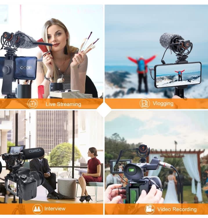 Camera Microphone Kit for Smartphone/DSLR Camera/Camcorder – photo 2 in Ottawa