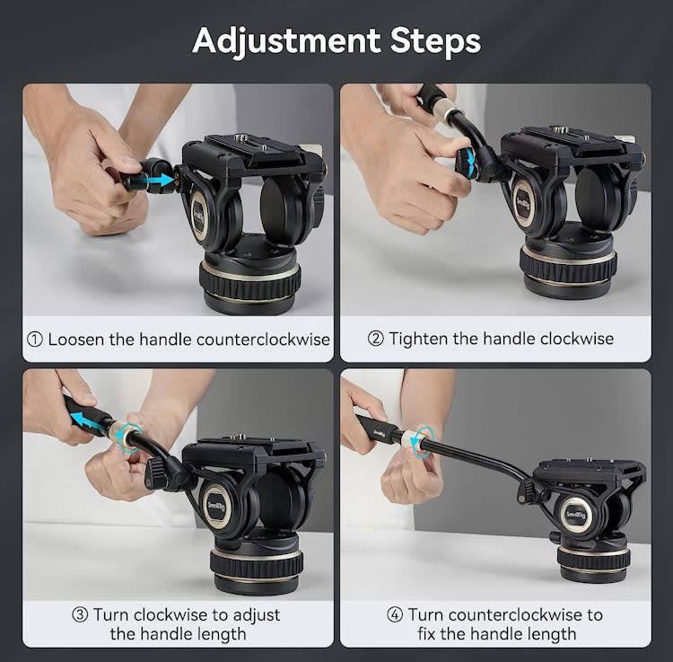 Heavy Duty Tripod Fluid Video Head with Flat Base – photo 5 in Ottawa