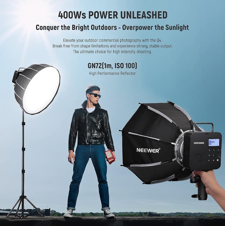 NEEWER Q4 400Ws 2.4G TTL Studio Flash – photo 3 in Ottawa
