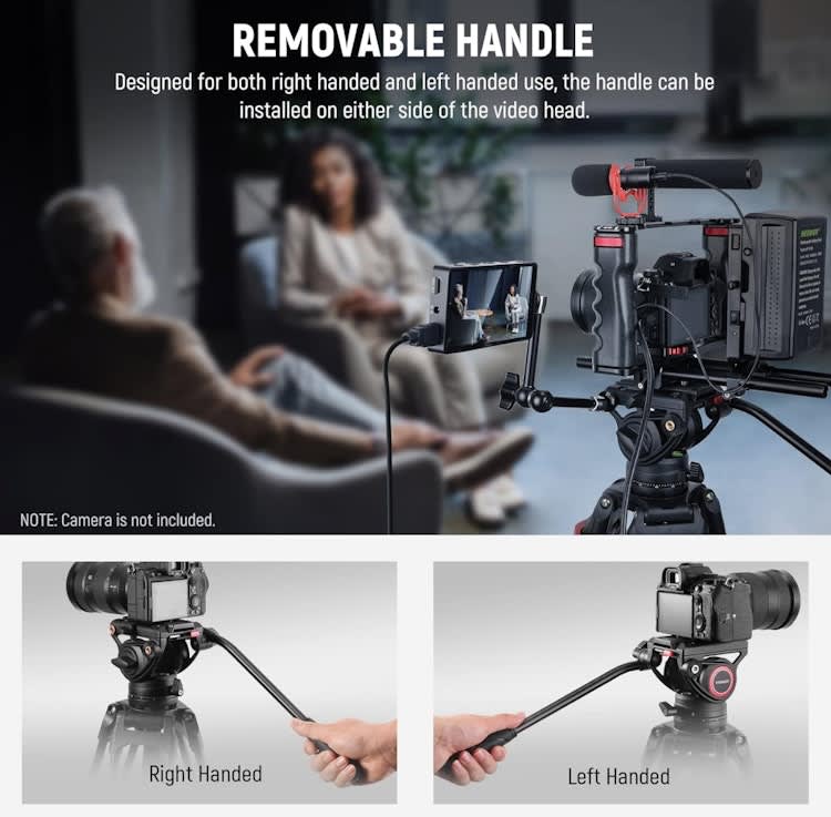 74" Video Tripod with Fluid Head – photo 6 in Ottawa
