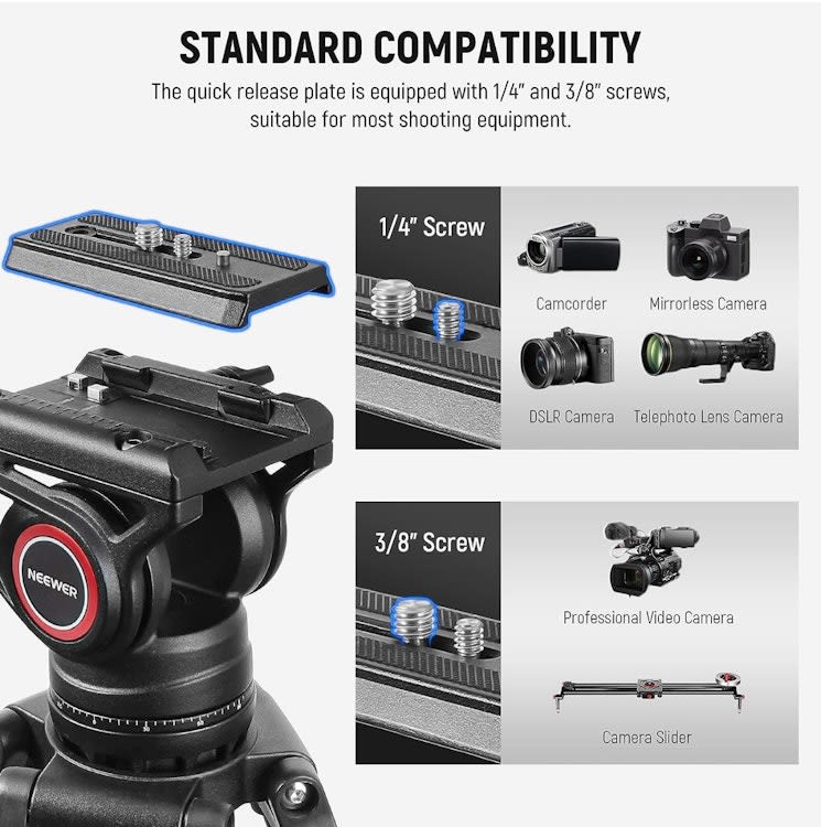 74" Video Tripod with Fluid Head – photo 8 in Ottawa