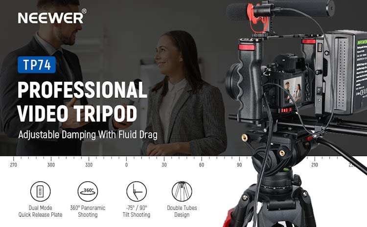 74" Video Tripod with Fluid Head – photo 12 in Ottawa