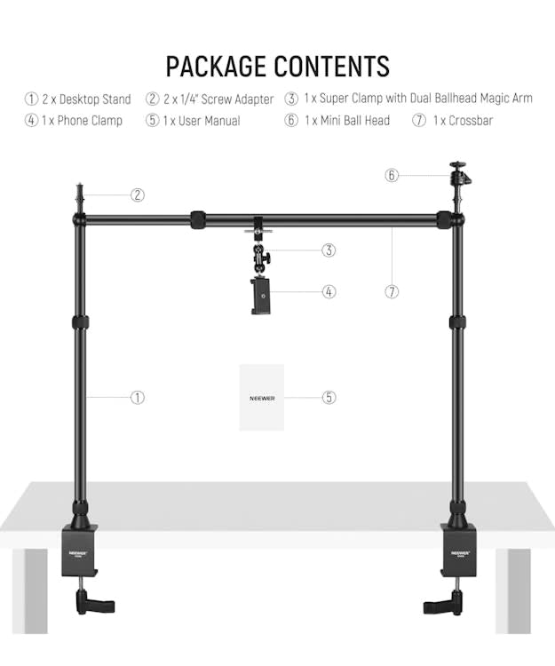Adjustable Overhead Camera Mount Rig – photo 8 in Ottawa
