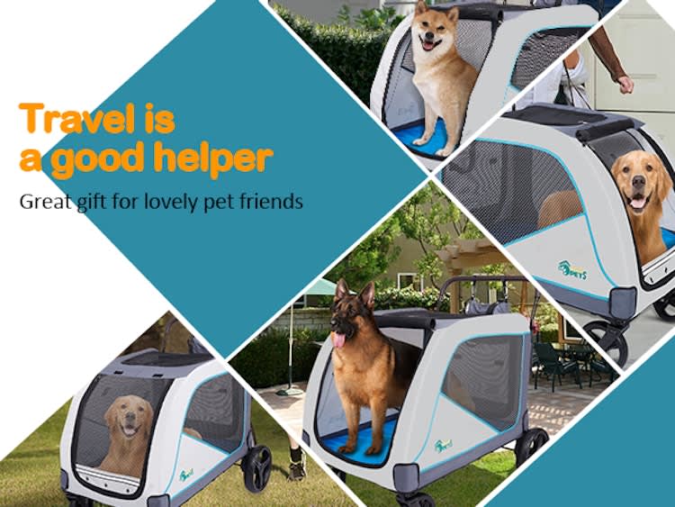 Extra-Large Pet Stroller with 4 Wheels – photo 6 in Kanata