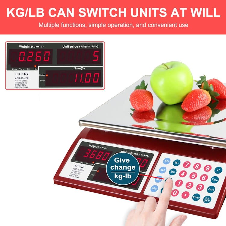 Digital Price Computing Scale Commercial 66lb – photo 3 in Kanata
