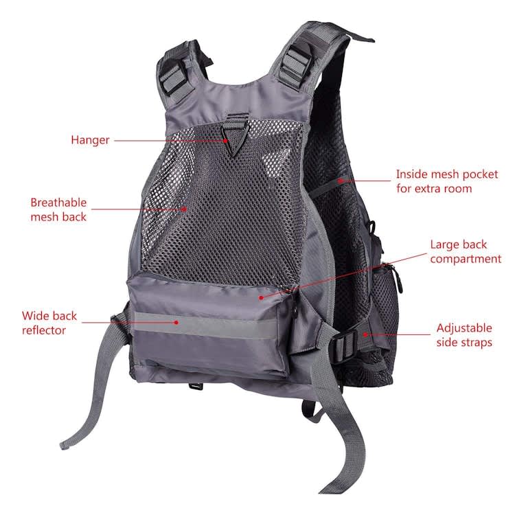 Fly Fishing Vest Mesh Vest. Adjustable Size – photo 4 in Kanata