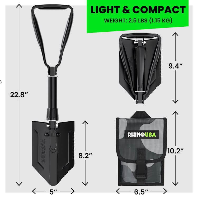 Survival Shovel w/Pick - Heavy Duty Carbon Steel – photo 2 in Kanata