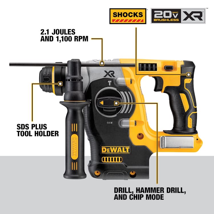 Dewalt 20v Max Brushless Sds Rotary Hammer Drill for rent in Nepean