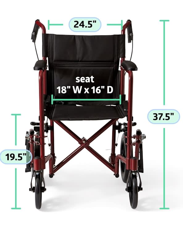 Folding Wheelchair 12” Wheels - 300lbs – photo 6 in Ottawa